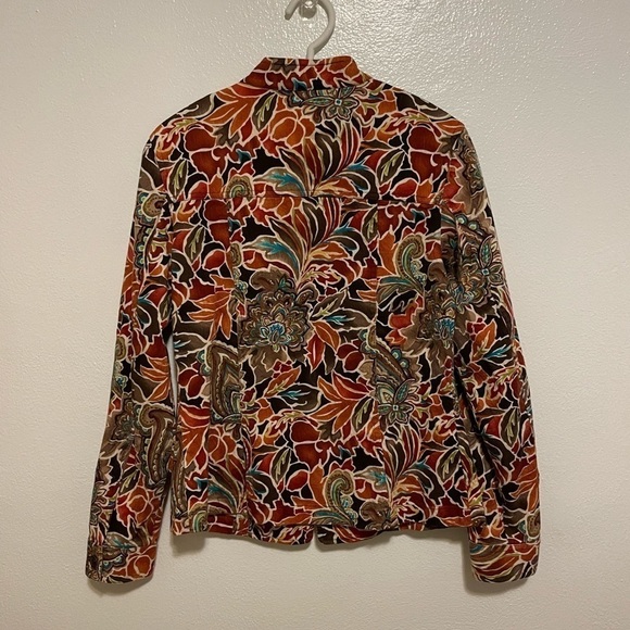 Peck & Peck Weekend Moto Zip Jacket Size 6 - Picture 4 of 5